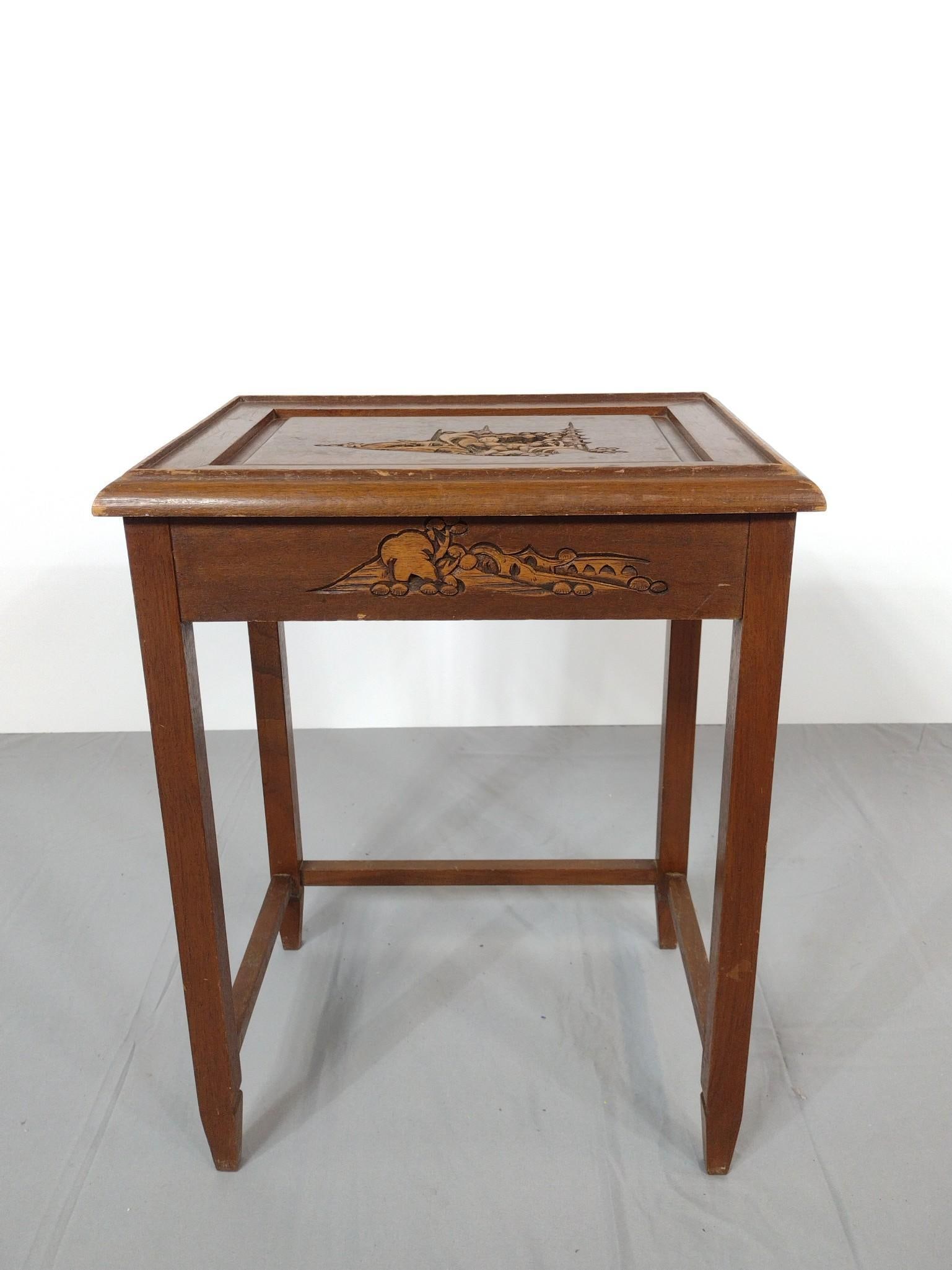 Carved Asian Table (1 of 5)