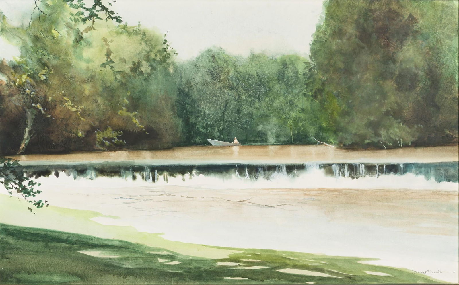 David Lenker "Yellow Breeches" Watercolor (1 of 5)