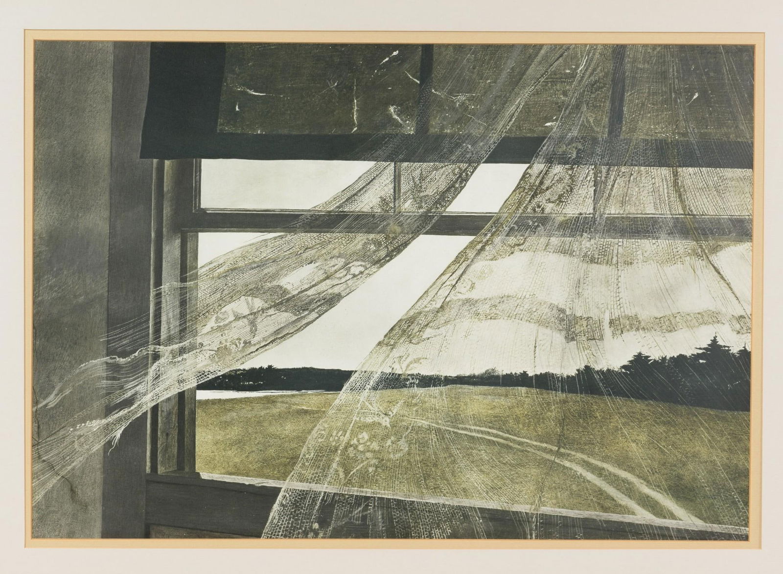 Andrew Wyeth "Wind From The Sea" Print (1 of 3)
