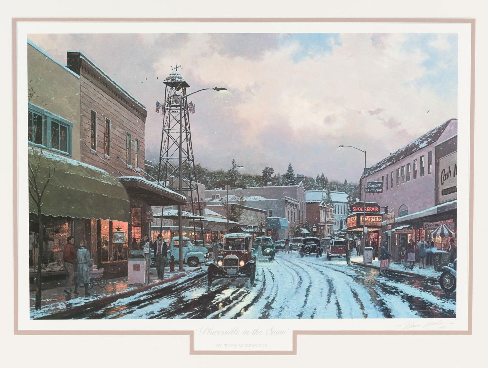 Thomas Kinkade Placerville in the Snow Print (1 of 4)