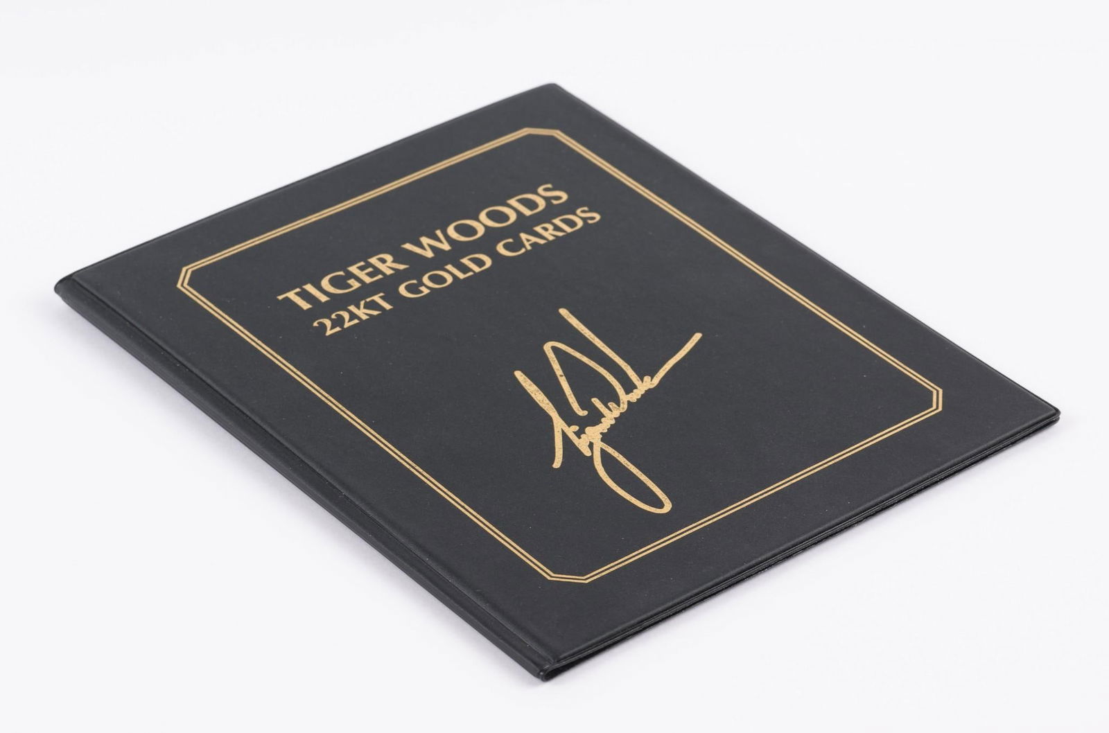 2001 Upper Deck Tiger Woods Lmtd. Ed. 22kt Gold Cards (1 of 2)