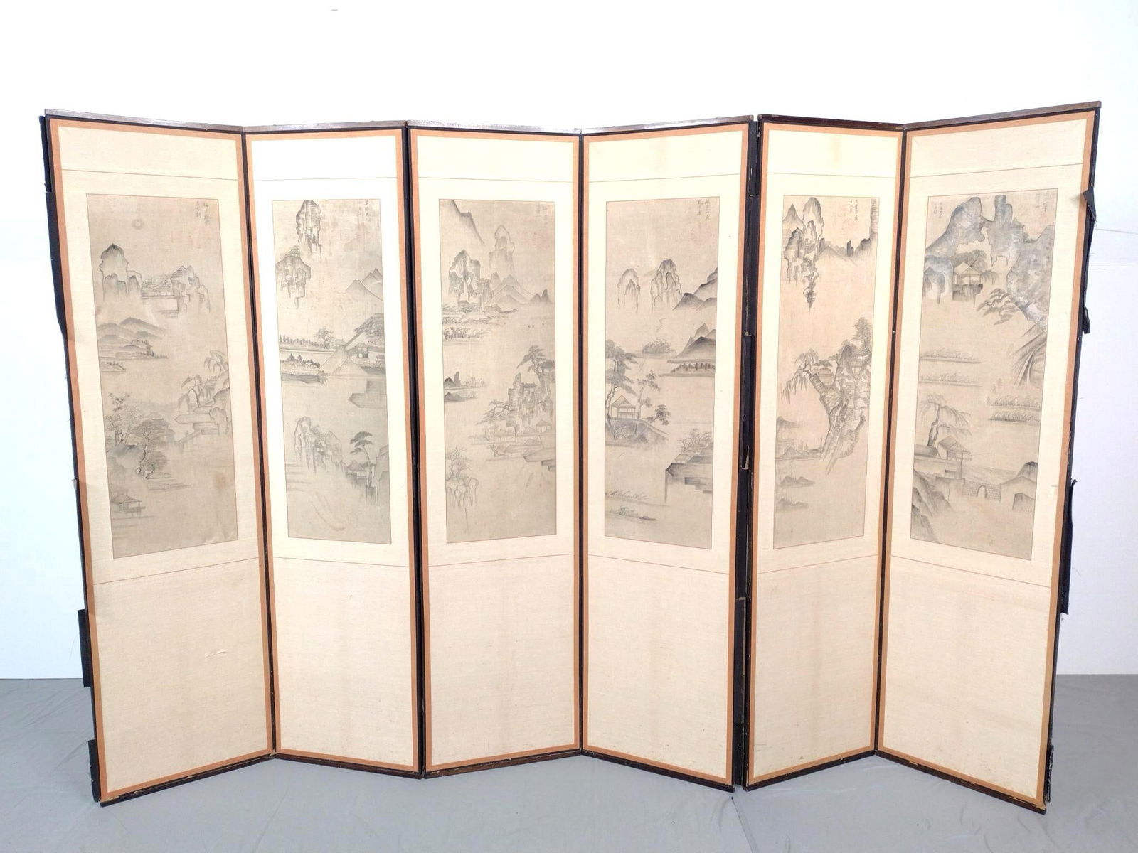 Six Panel Asian Room Screen (1 of 10)