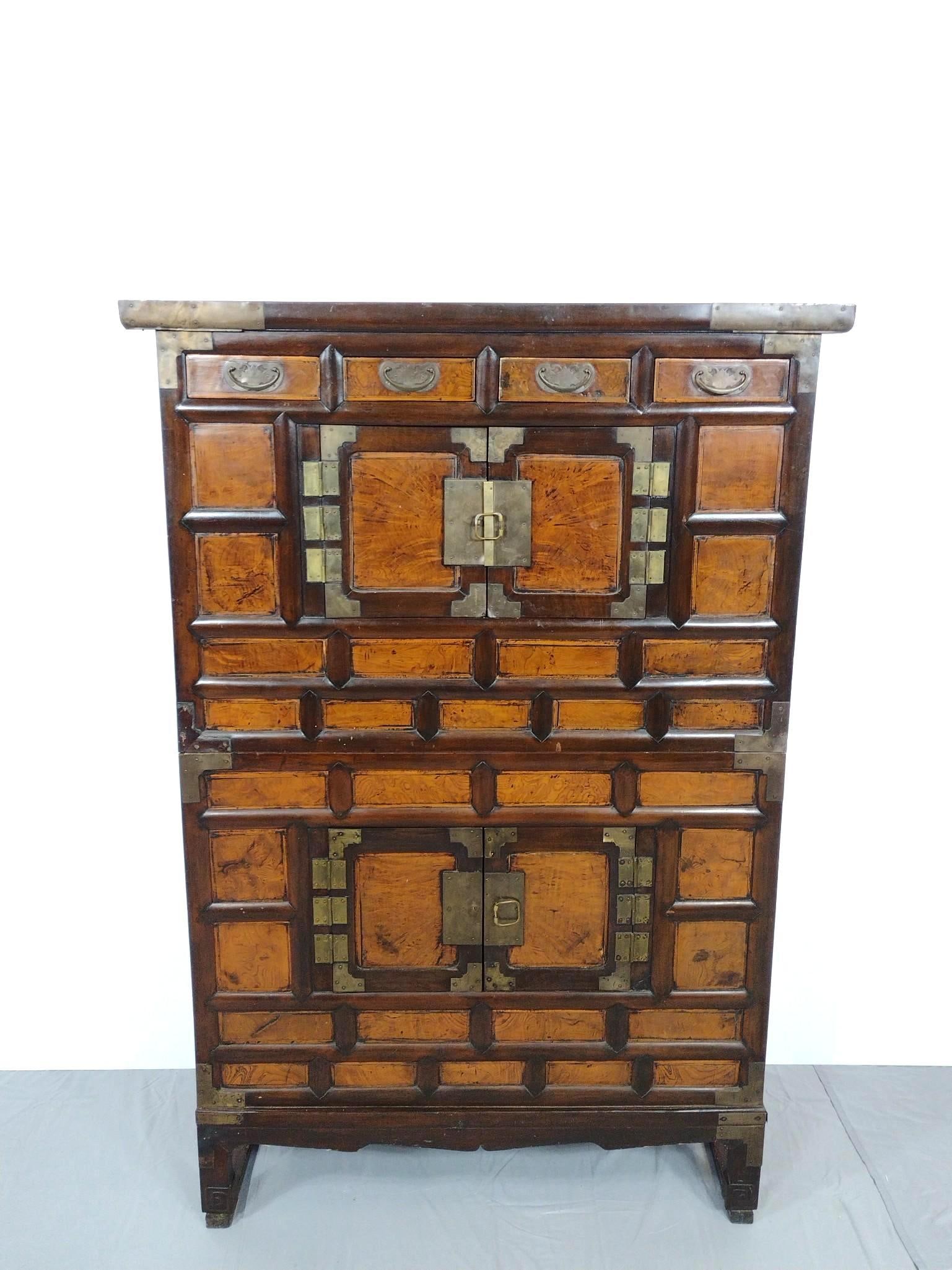 Two Part Asian Tansu Cabinet (1 of 5)