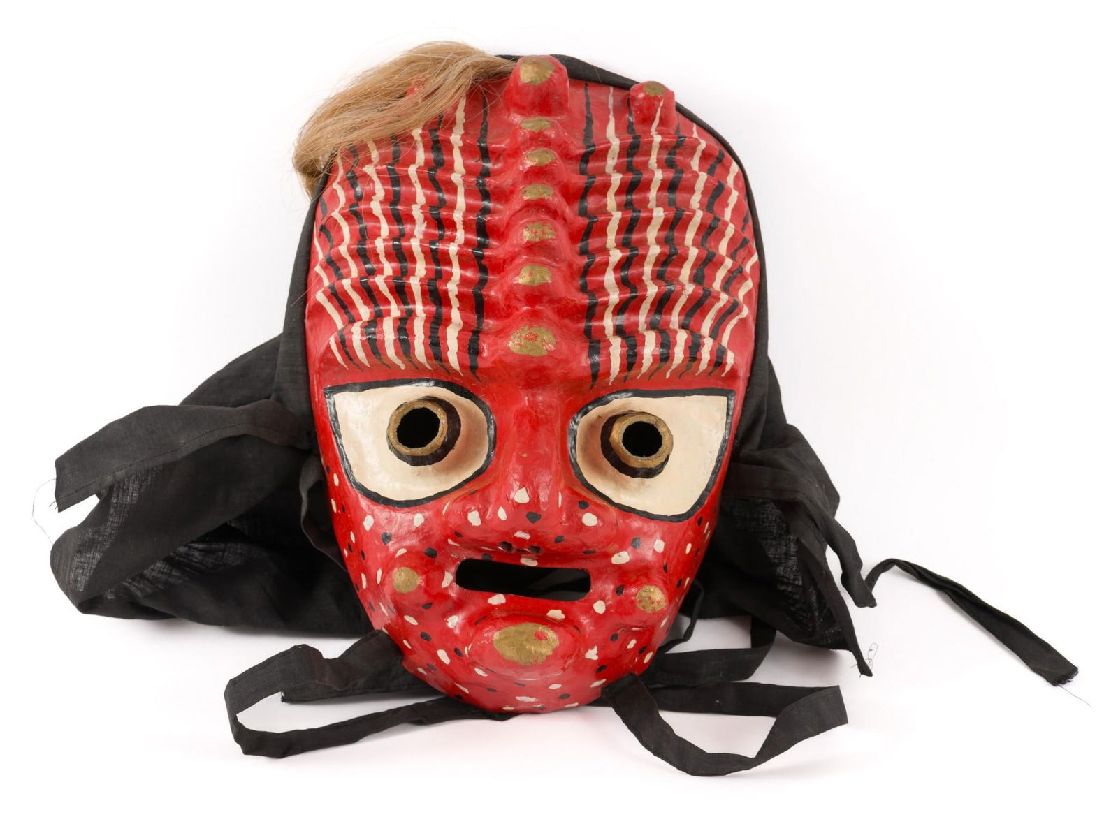 Korean Paper Mache Theater Face Mask (1 of 2)