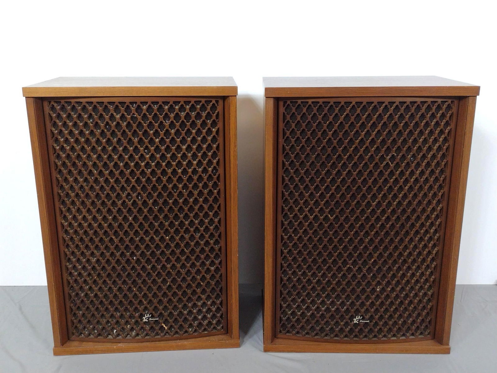 SANSUI 木製　スピーカー SANSUI 木製 スピーカー - メルカリ