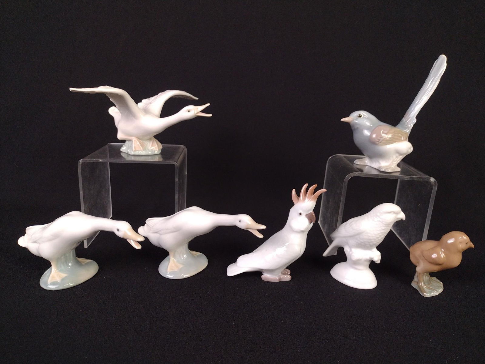 7 Lladro Bird Figurines Incl Geese (1 of 6)