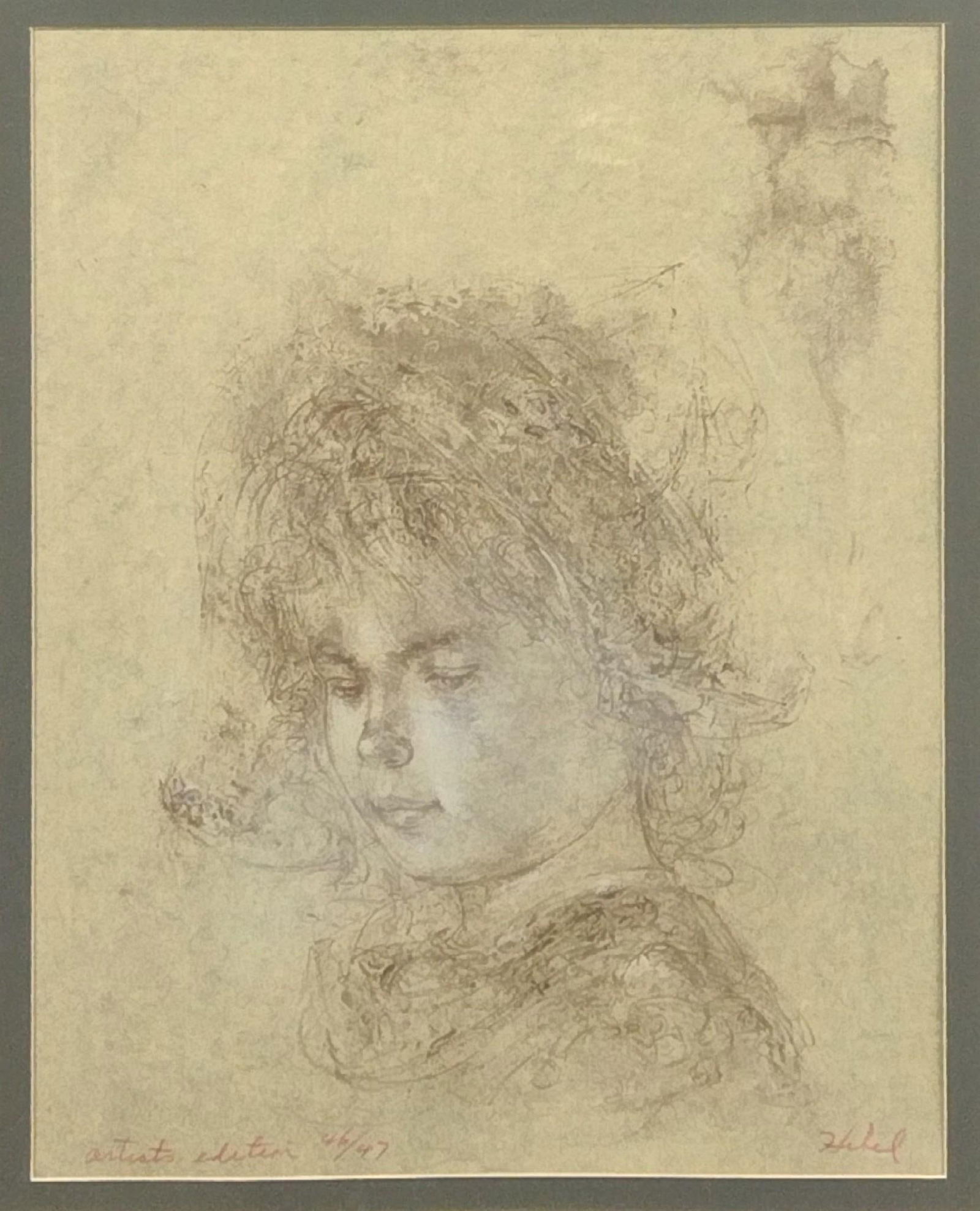 Edna Hibel Figural Artist Proof Ltd Ed Print (1 of 5)