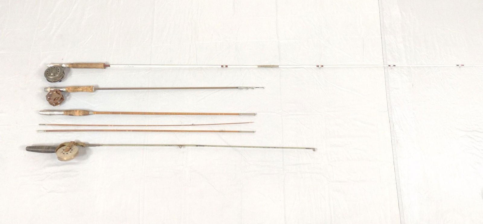 4 Antique Fly Fishing Rods (1 of 3)