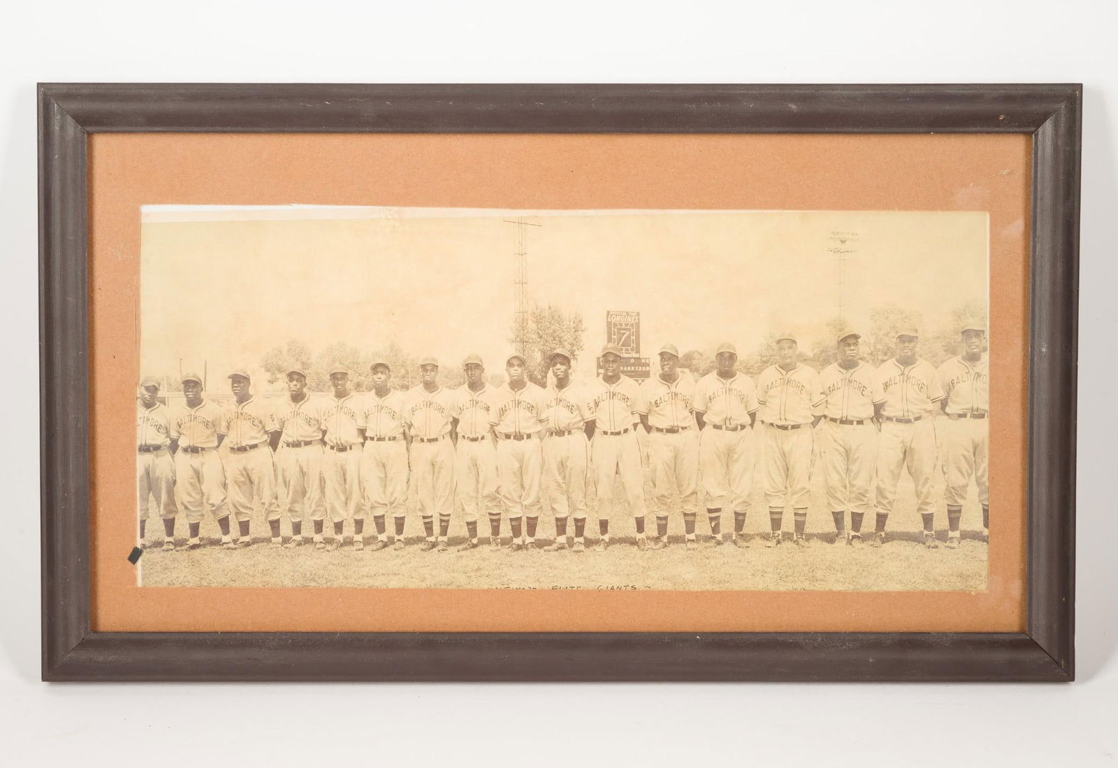 1949 Baltimore Elite Giants Negro League Team Photo (1 of 3)