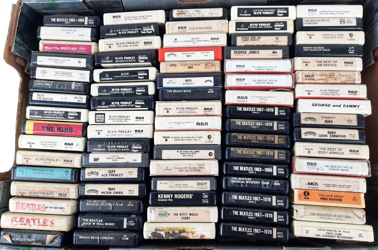 80 - 8 Track Tapes incl The Beatles (1 of 4)