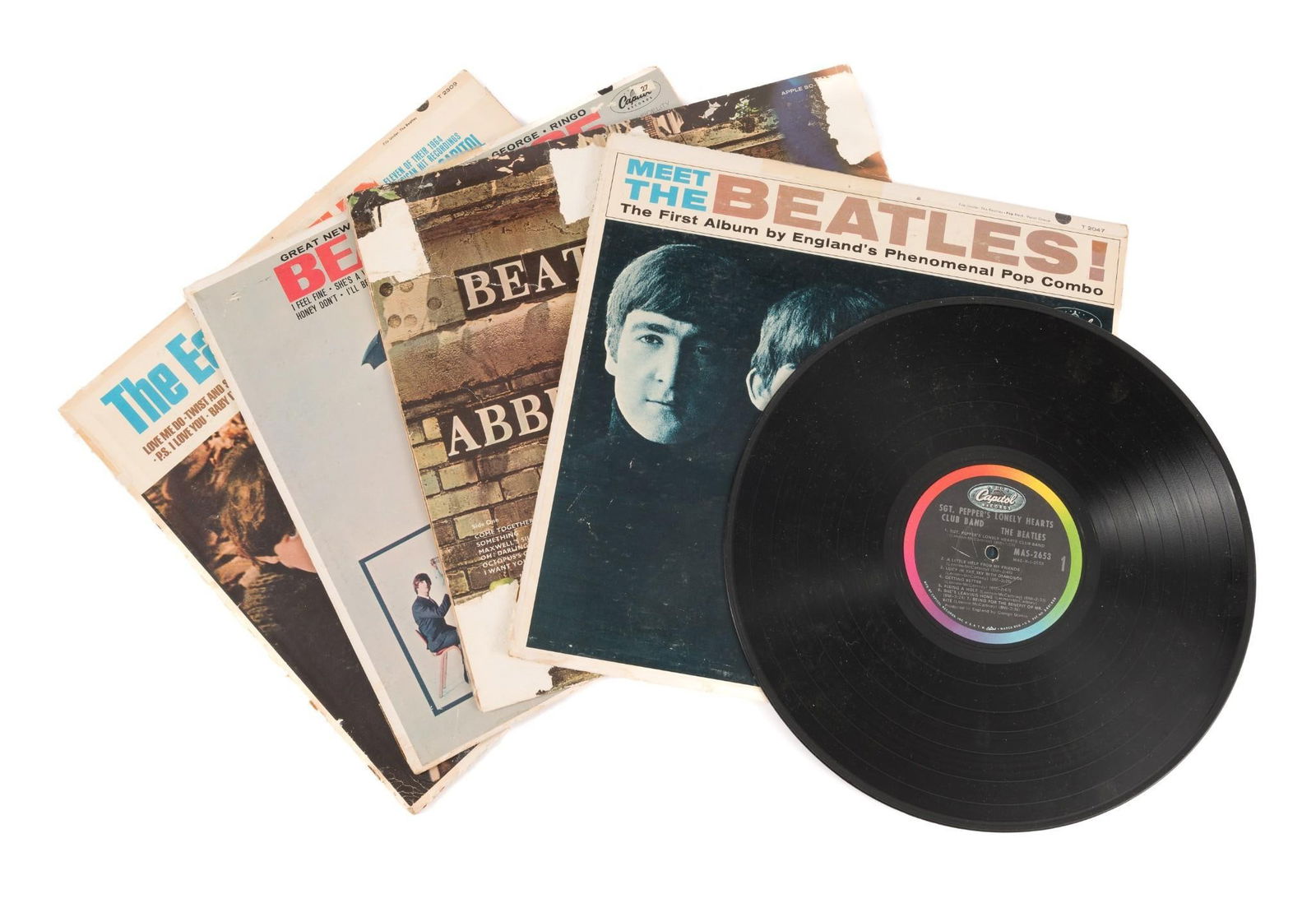 5 Beatles Records incl Abby Road (1 of 3)