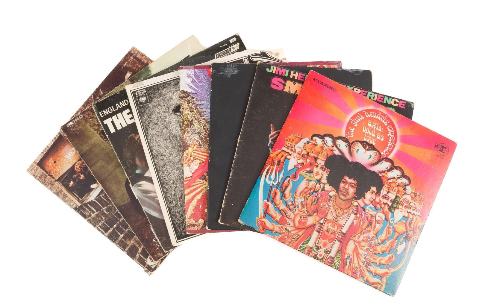 8 Classic Rock Records incl Santana (1 of 3)