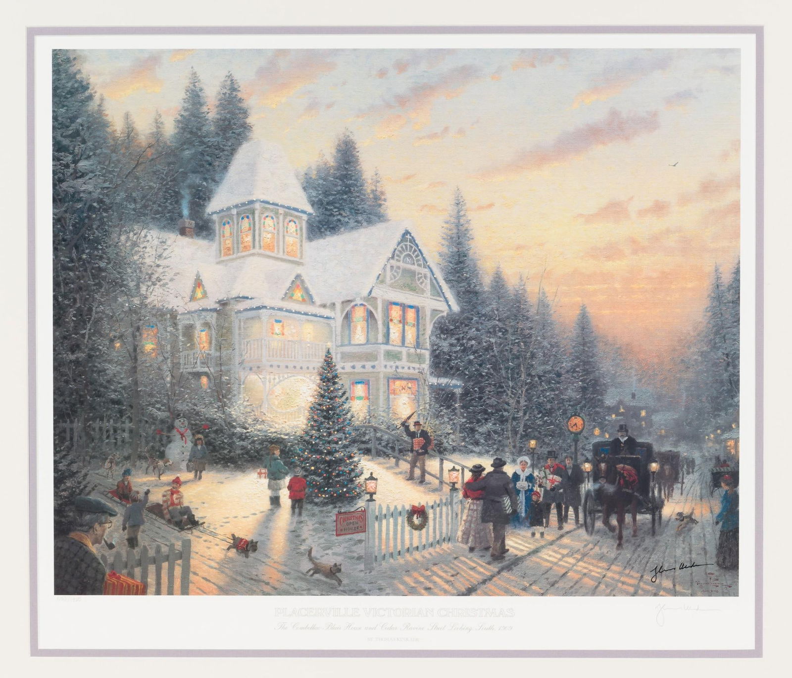 Thomas Kinkade Victorian Christmas Print (1 of 5)