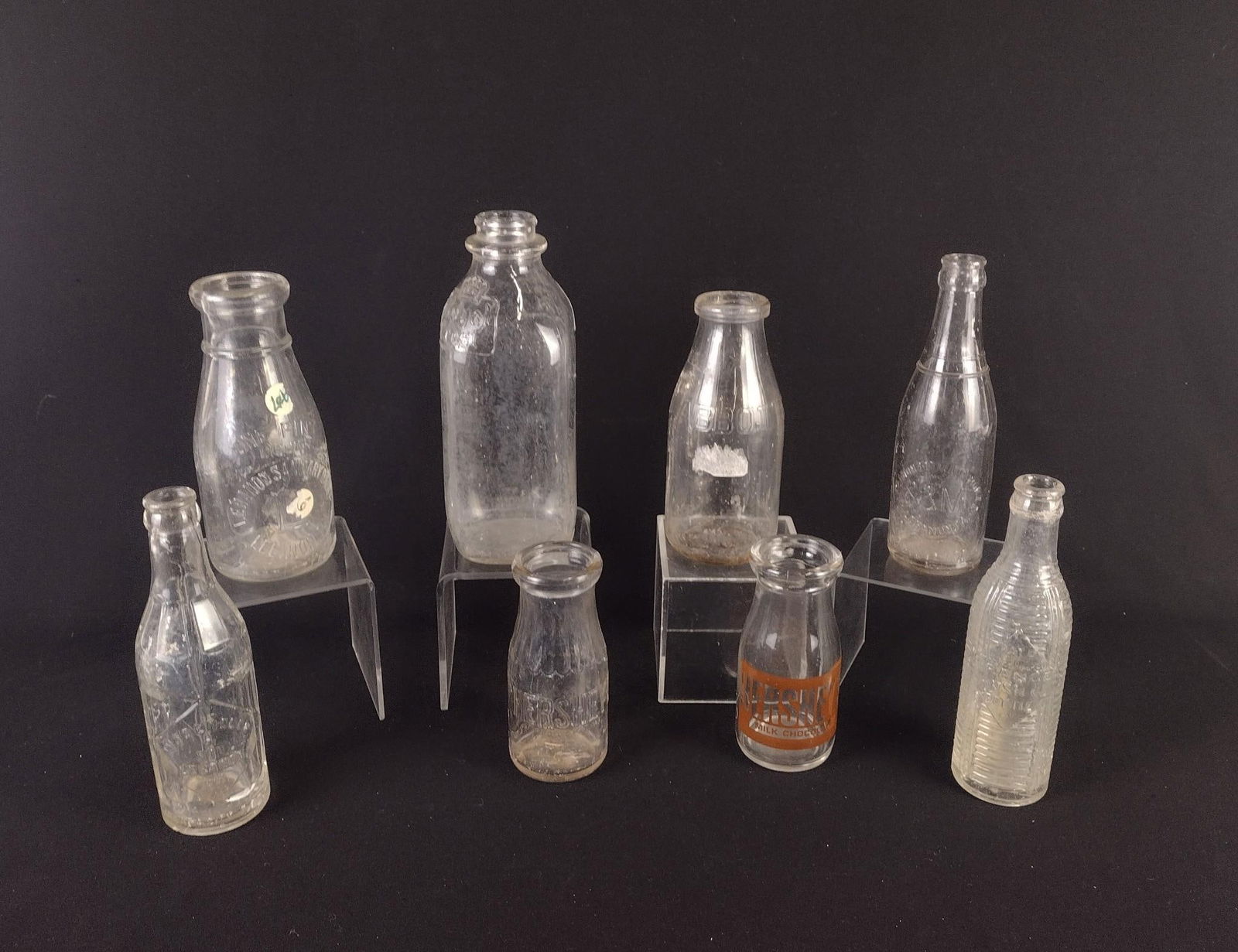 8 Vintage Milk and Soda Bottles incl Lebanon, PA (1 of 9)
