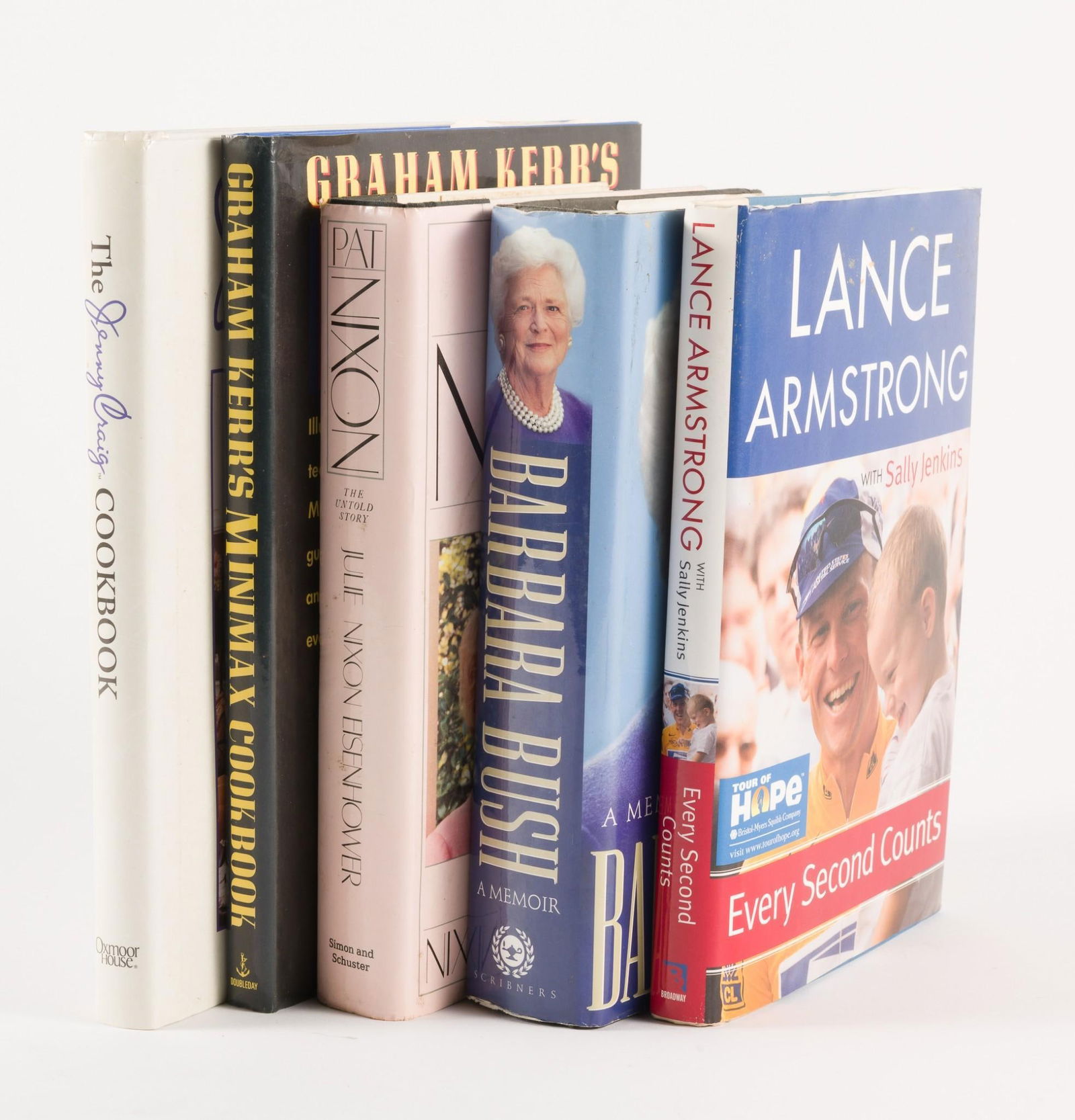 5 Autographed Books incl Lance Armstrong (1 of 8)