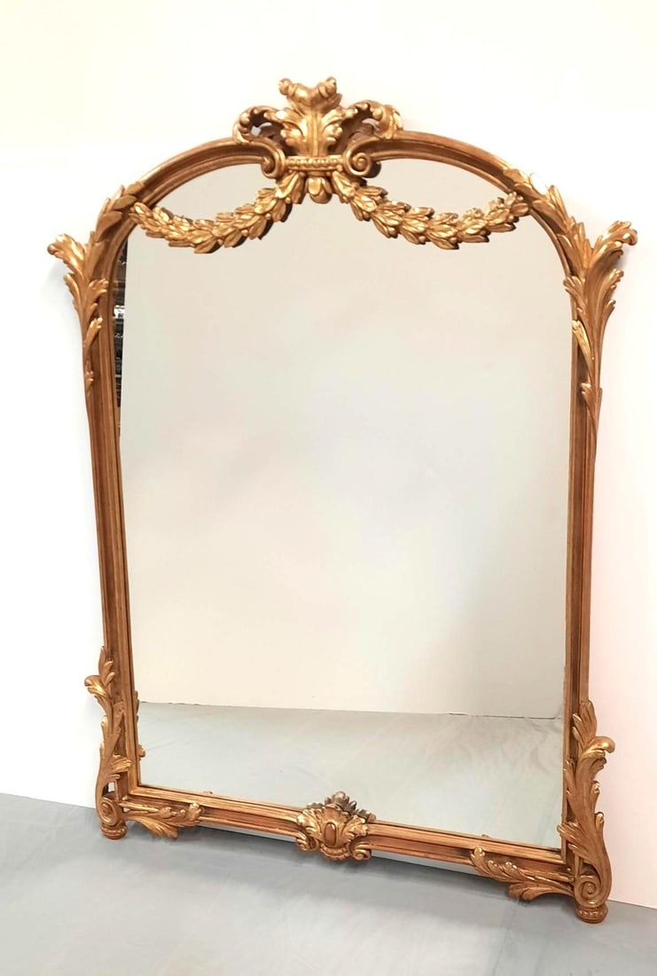 Oversized Gilt Wall Mirror (1 of 2)