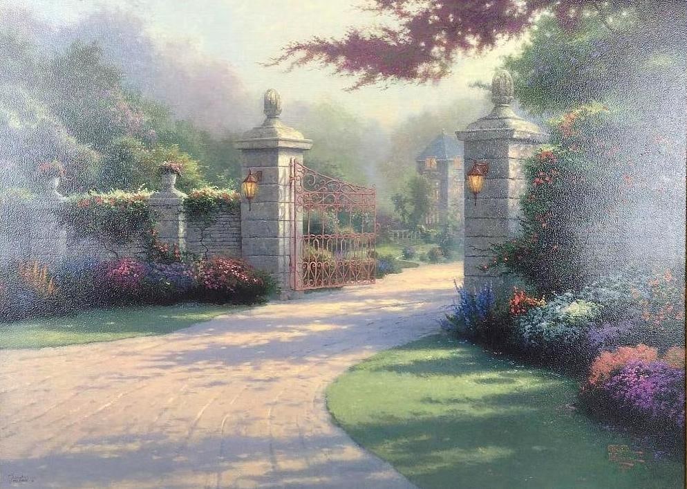 Thomas Kinkade "Summer Gate" Ltd Ed Print (1 of 5)