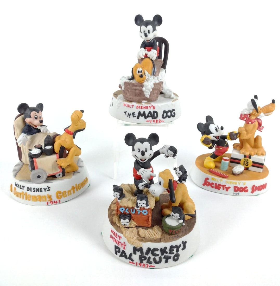 4 Walt Disney "Classic Cartoon" Ltd Ed Figurines (1 of 9)