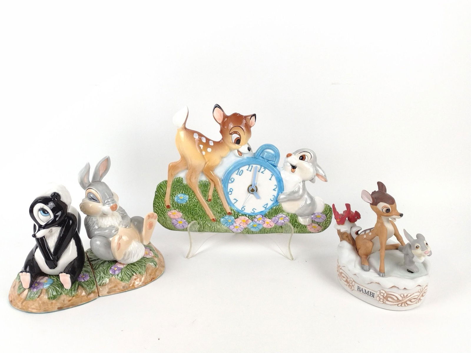 4 Bambi Collectibles incl Book Ends (1 of 9)