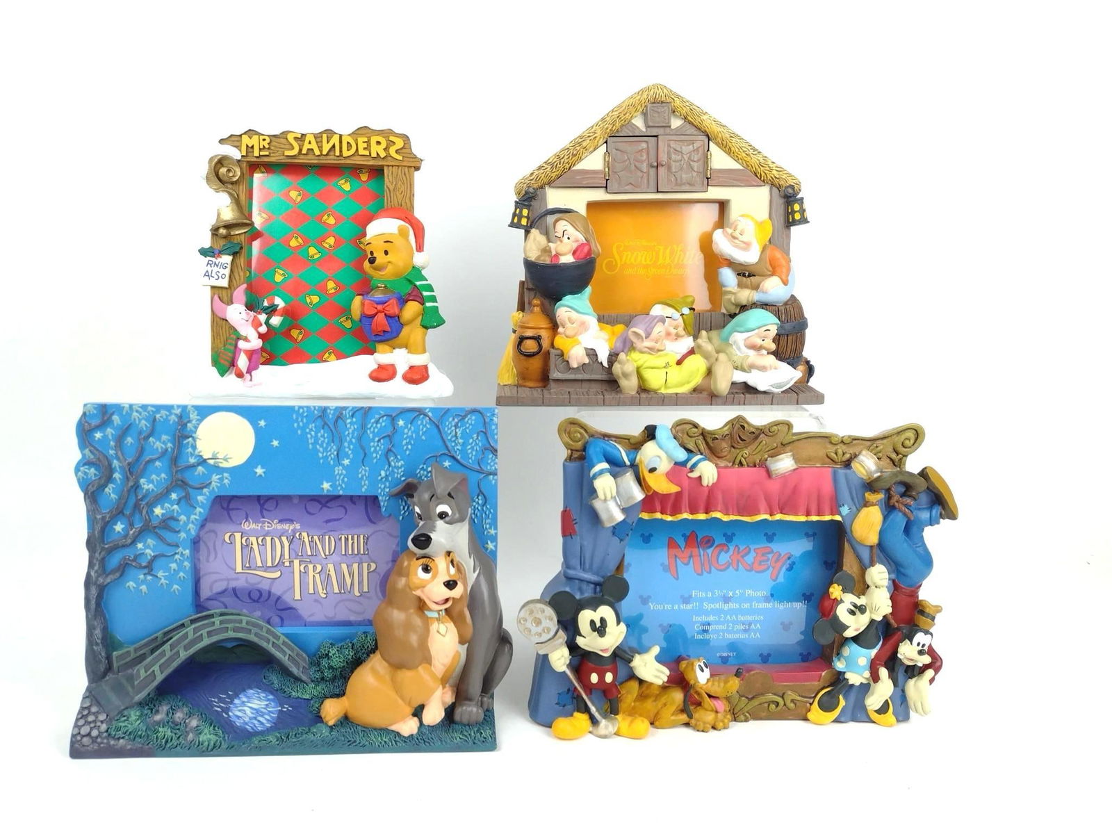 4 Disney Photo Frames incl Snow White (1 of 5)