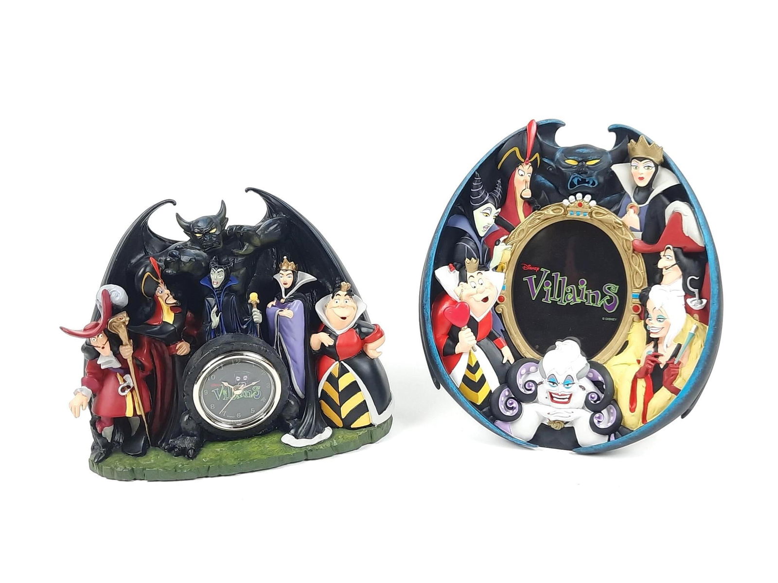 2 Disney Villains Collectables incl Clock (1 of 3)