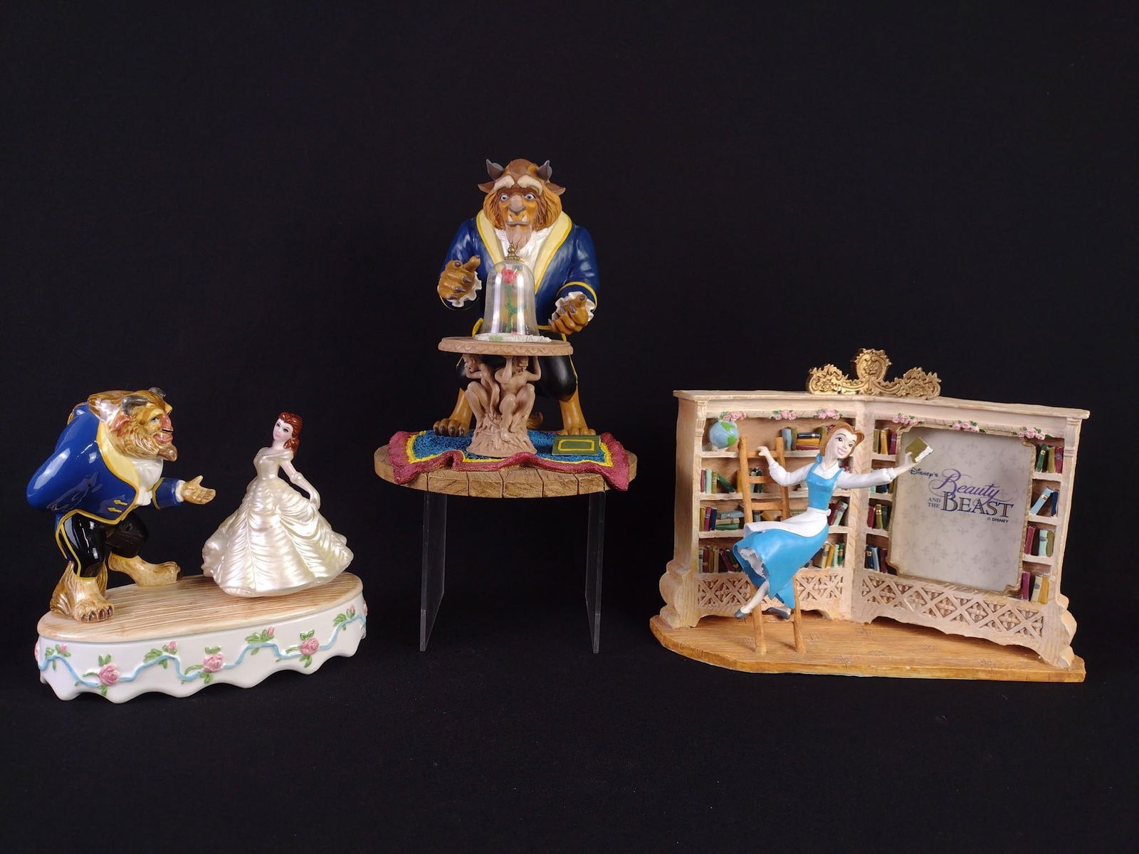 3 Beauty and the Beast Figurines (1 of 9)