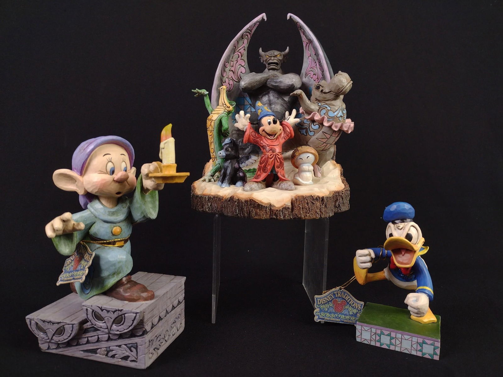 3 Disney Enesco Figurines (1 of 10)