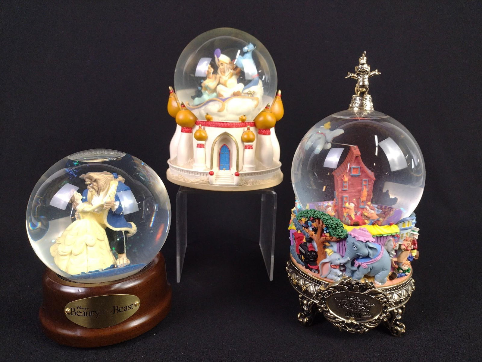 3 Disney Snow Globes incl Dumbo (1 of 11)
