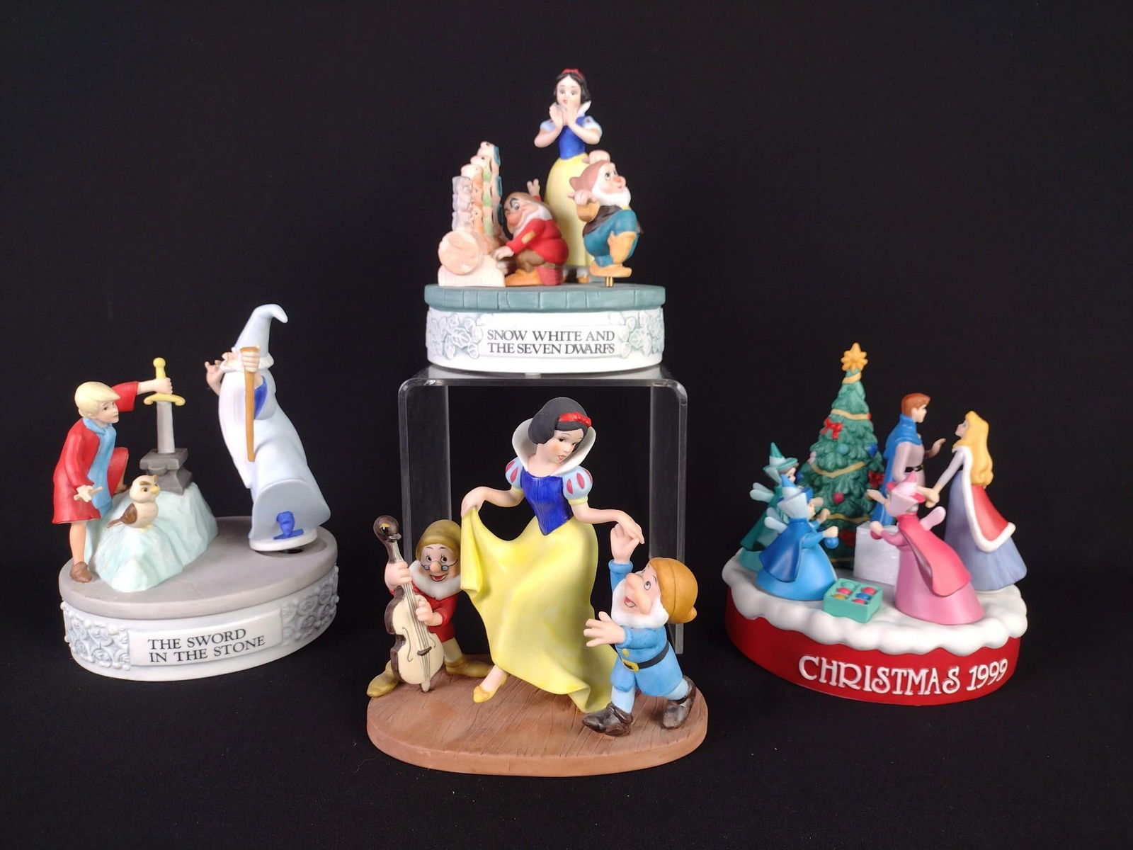 4 Ltd Ed Disney Figurines incl Musical (1 of 13)