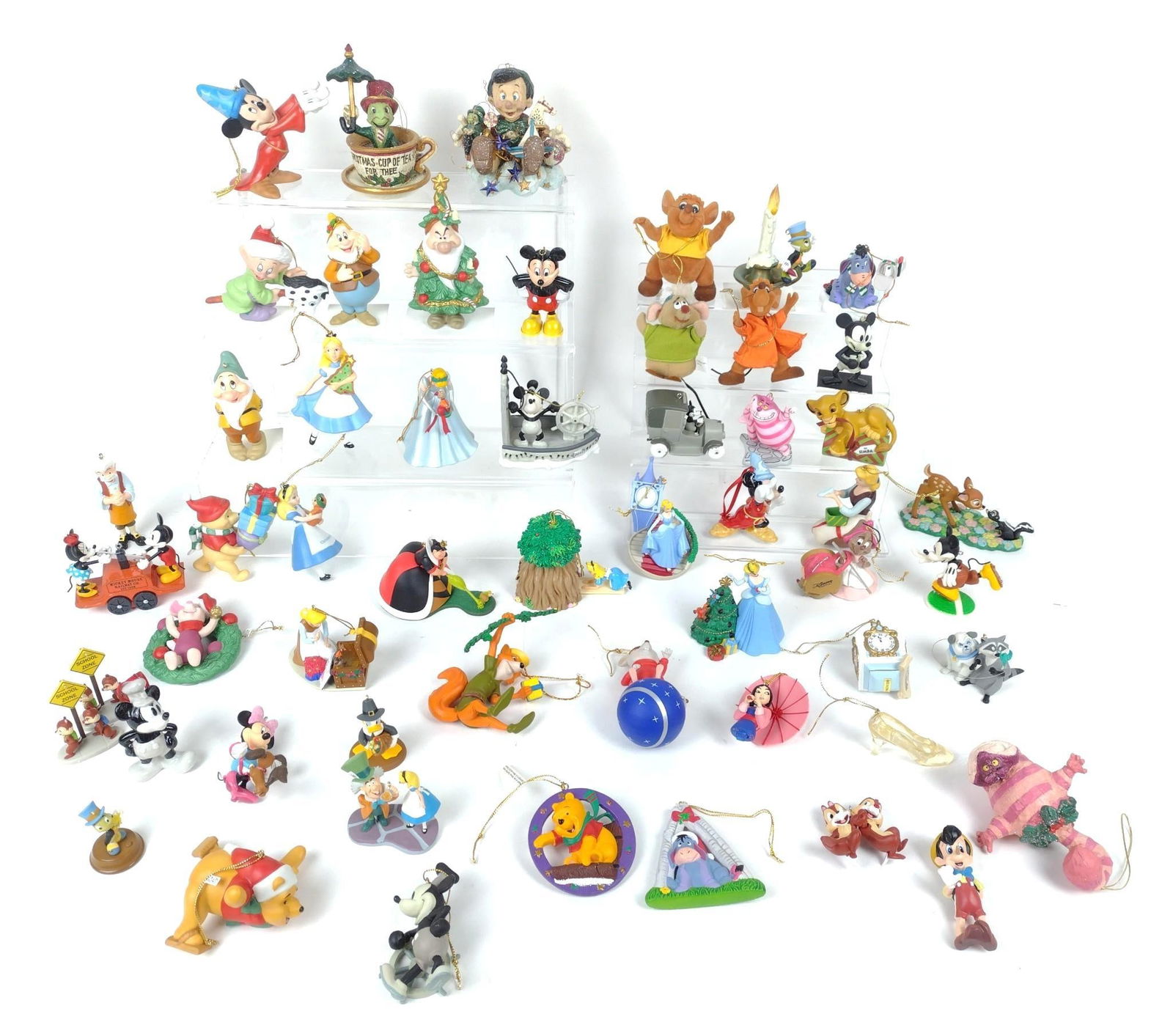 Large Grouping Disney Ornaments and Miniature Figurines (1 of 5)