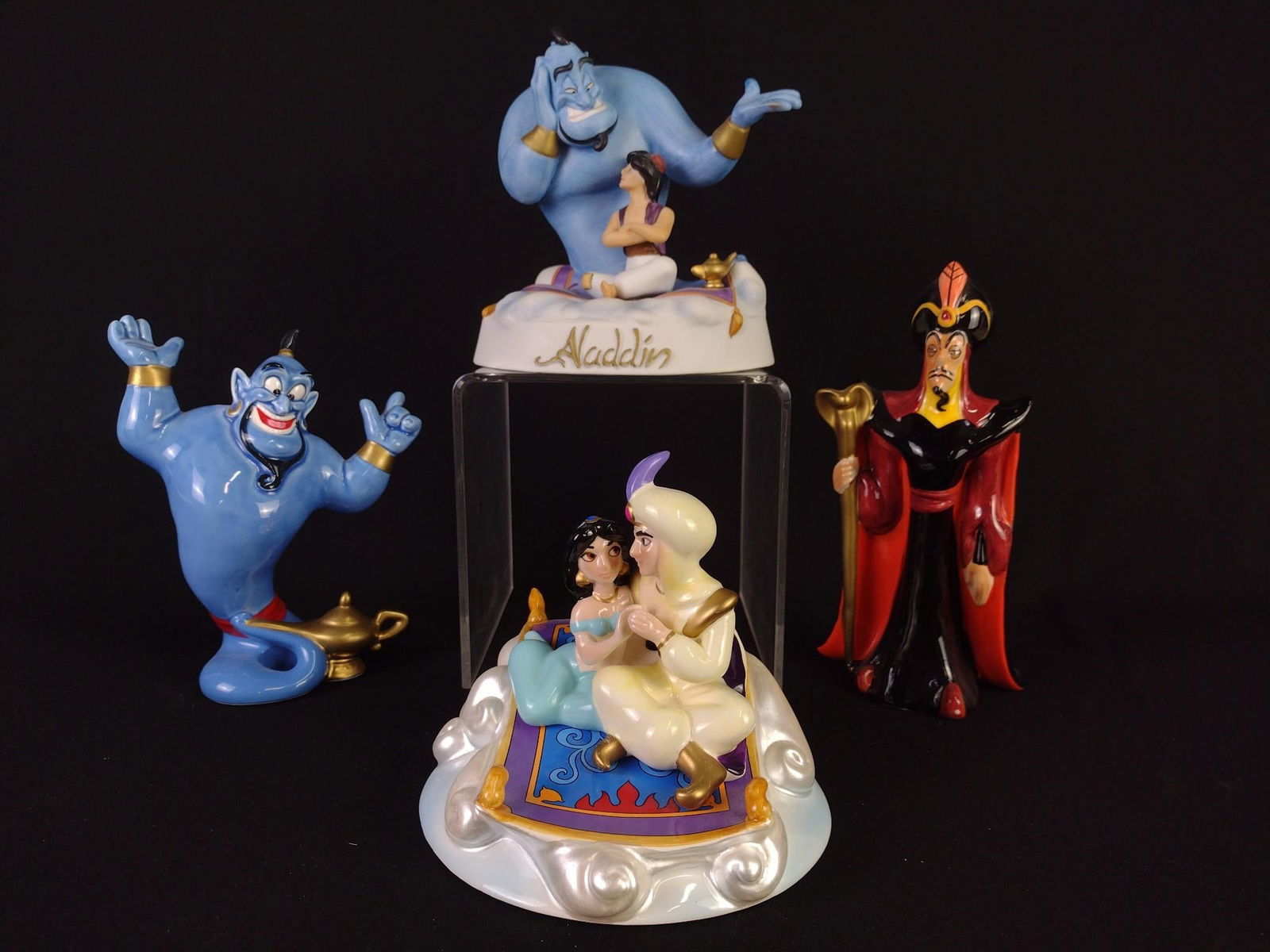 4 Disney Aladdin Figurines incl Ltd Ed (1 of 14)