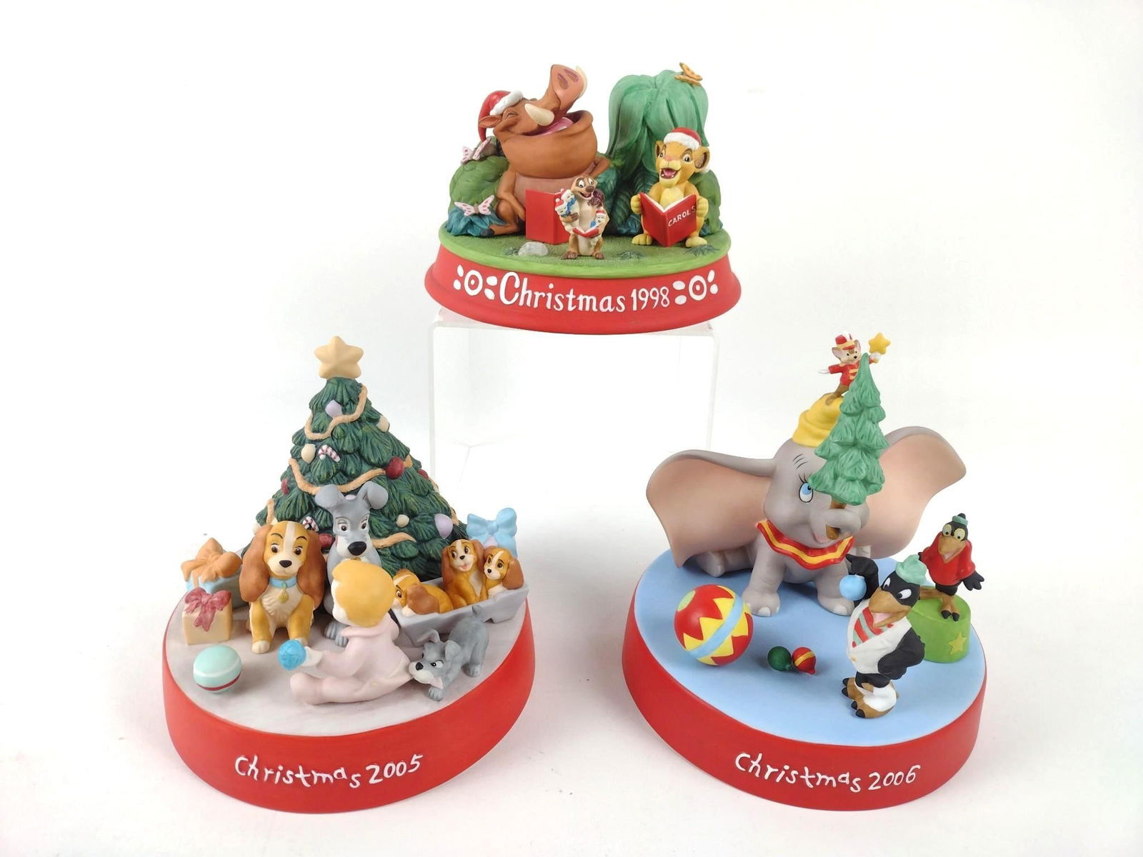 3 Disney Ltd Ed Christmas Figurines (1 of 10)