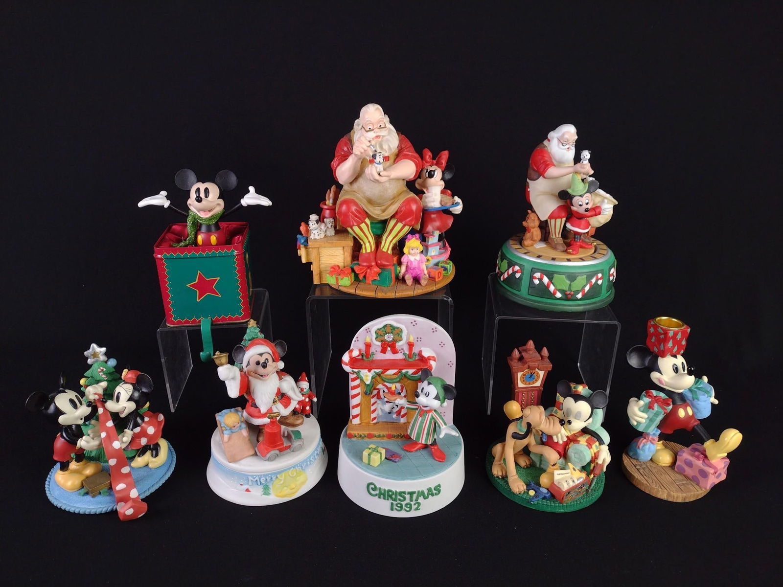 8 Pcs Mickey Mouse Christmas incl Ltd Ed (1 of 17)