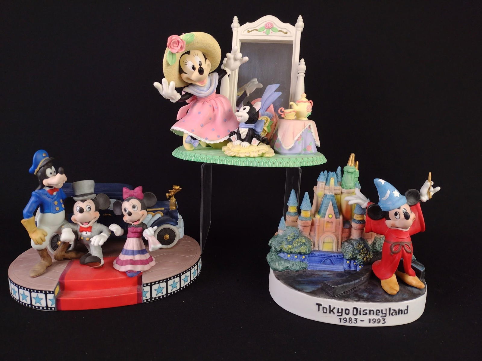 3 Mickey and Minnie Mouse Figurines incl Ltd Ed (1 of 10)