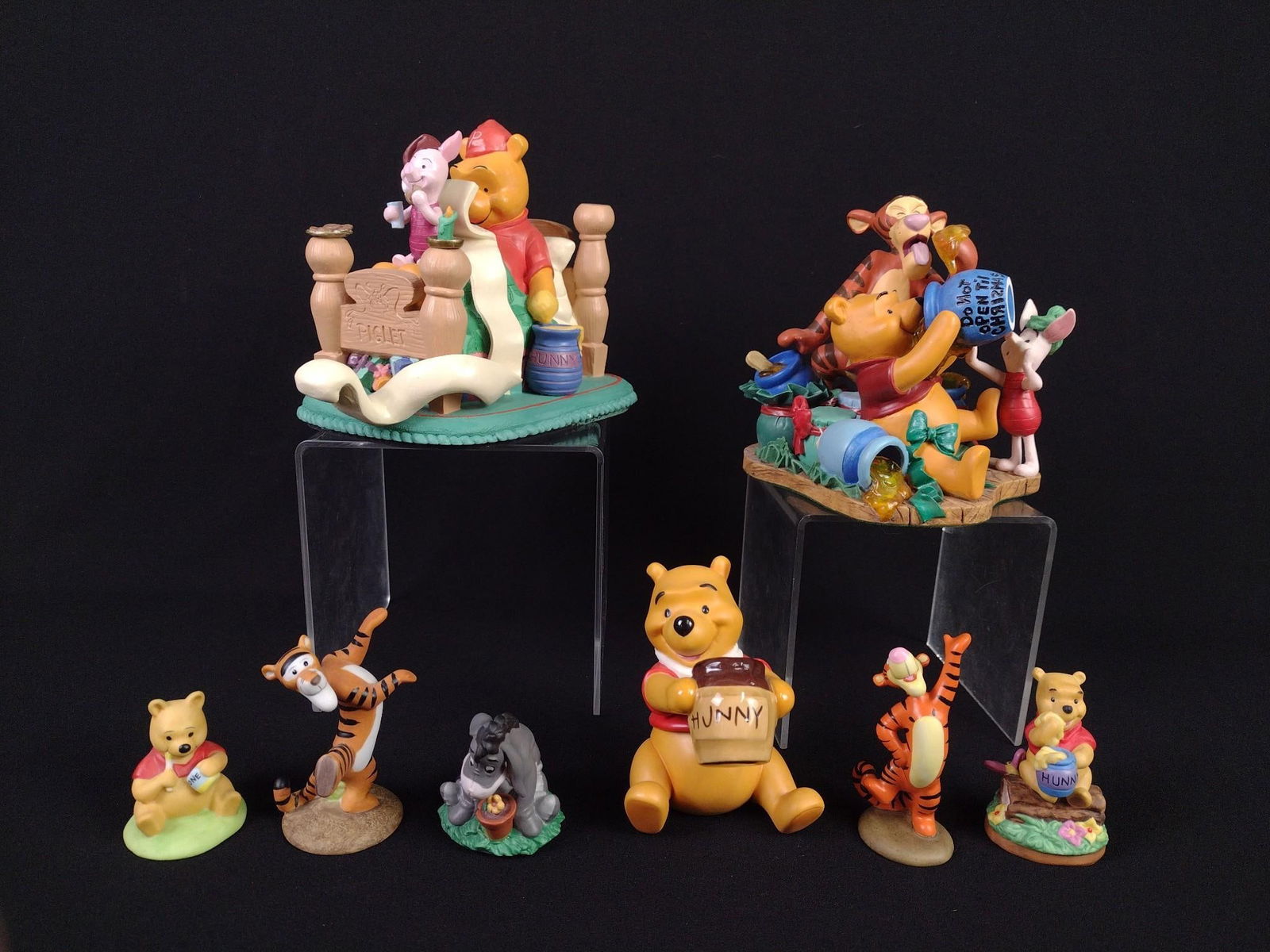 8 Winnie The Pooh Figurines incl Walt Disney Classics Collection (1 of 13)
