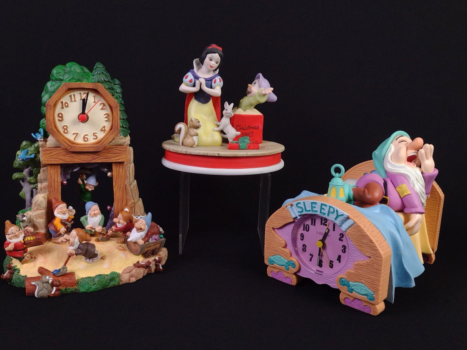 3 Pcs Snow White incl Clocks (1 of 8)