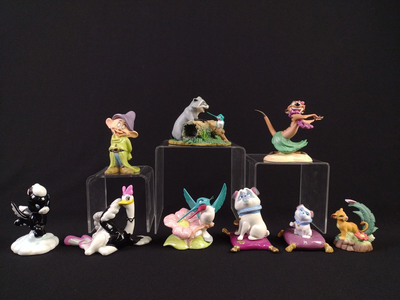 9 Disney Figurines incl Lion King (1 of 14)