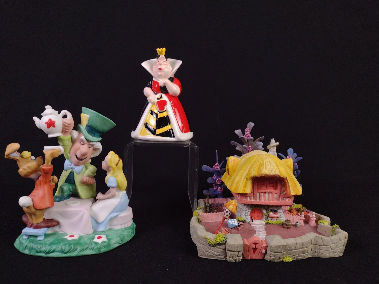 3 Alice in Wonderland Figurines (1 of 10)