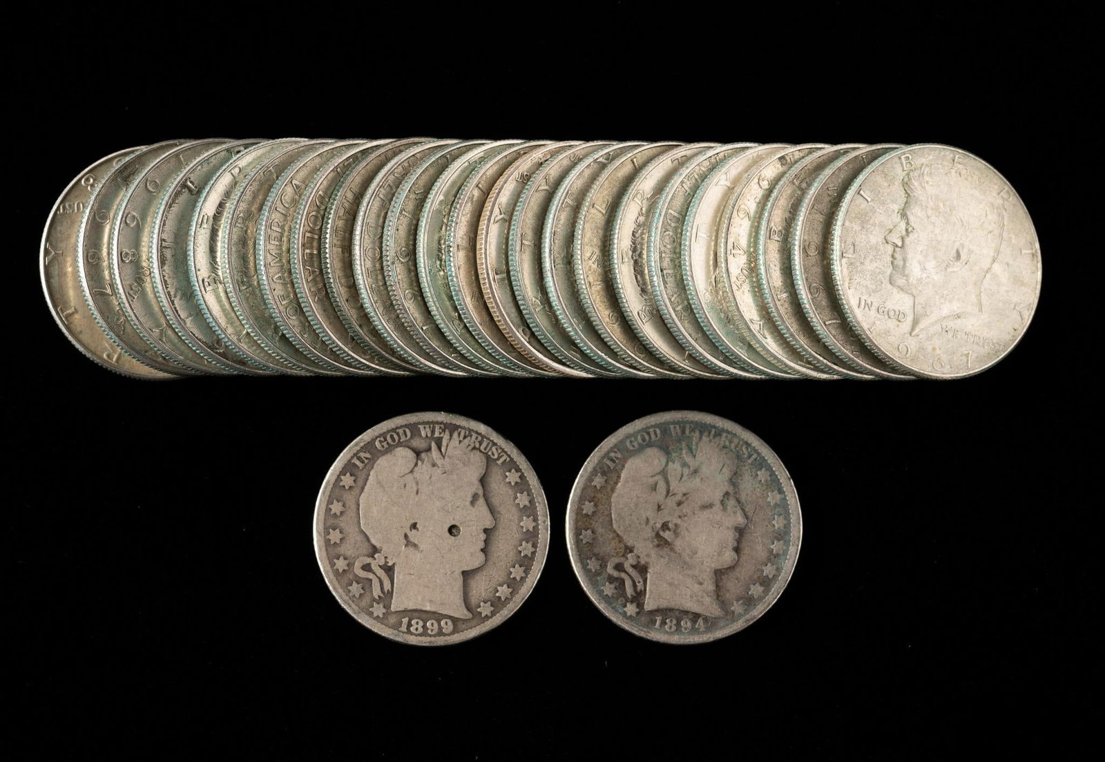 26 Silver Half Dollars (1 of 1)