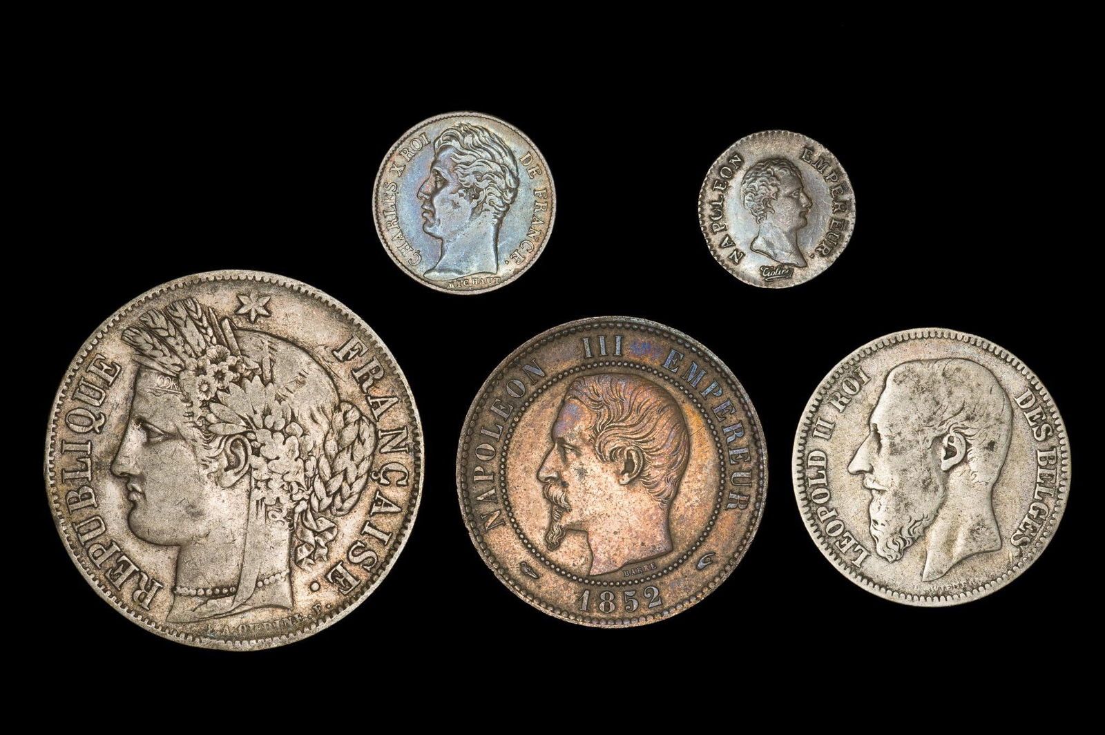 Silver Coins France Belgium (1 of 2)