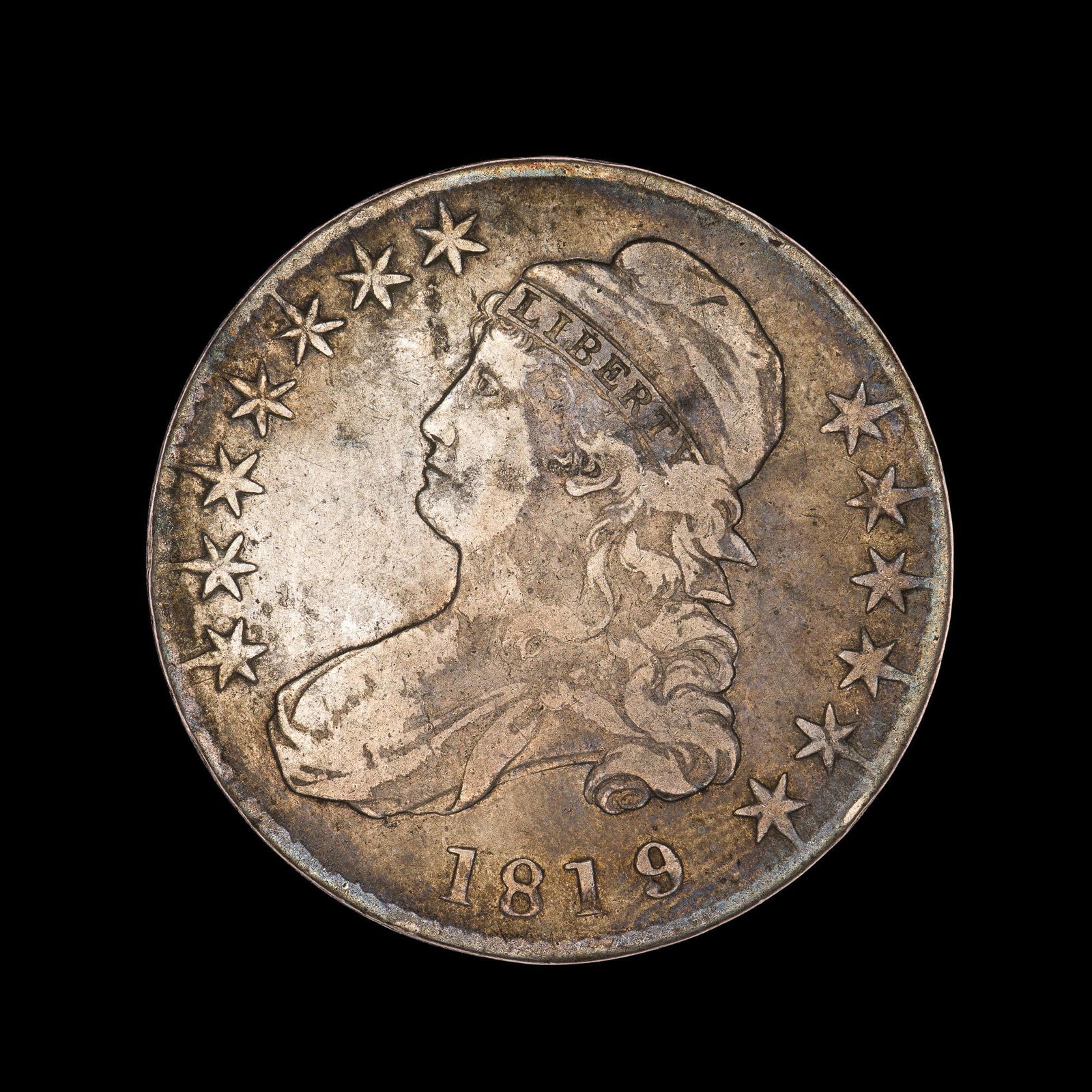 1819/8 Capped Bust Silver Half Dollar (1 of 2)