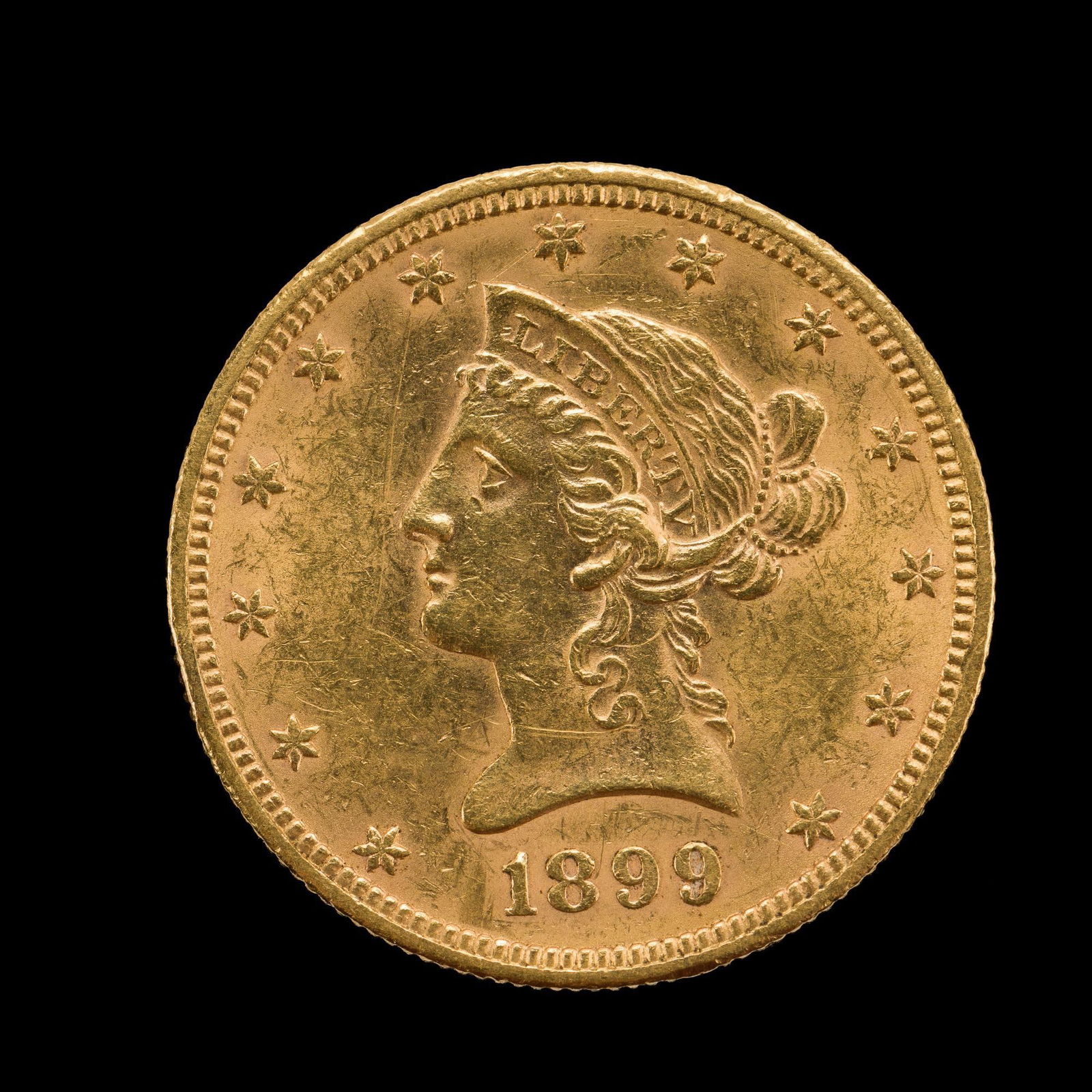 1899 Ten Dollar Gold Coin (1 of 2)