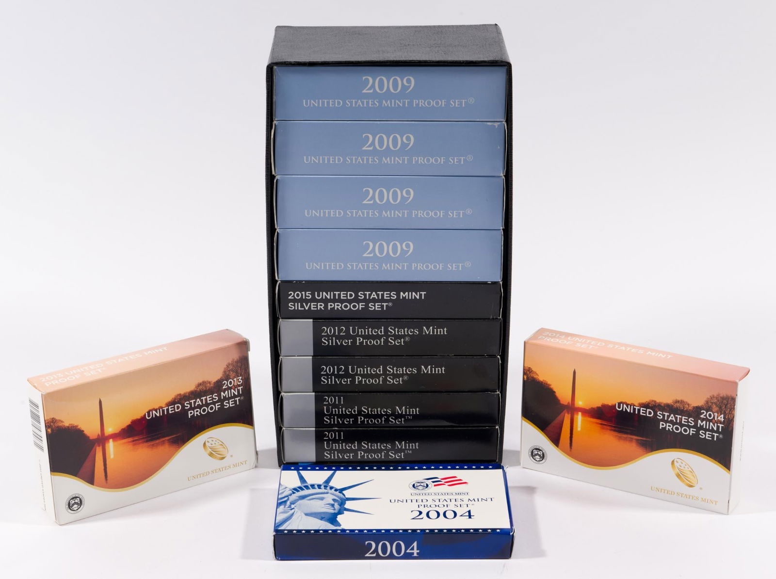 12 U.S. Mint Silver and Clad Proof and Mint Sets (1 of 2)