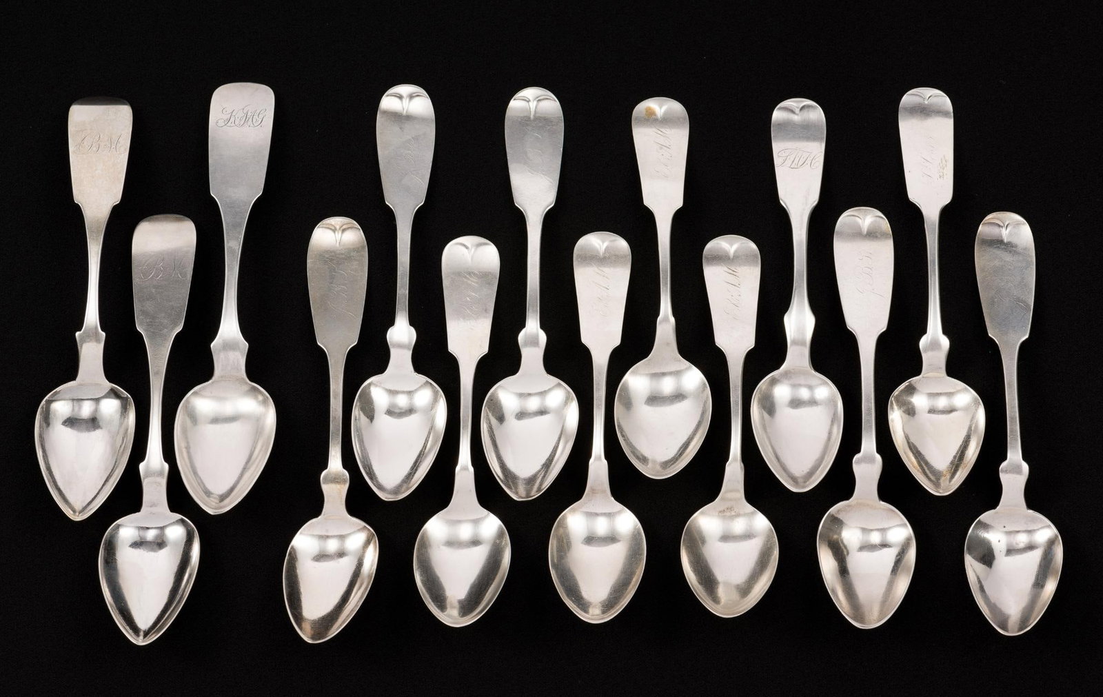 14 Coin Silver Spoons incl. H. Matson (1 of 7)