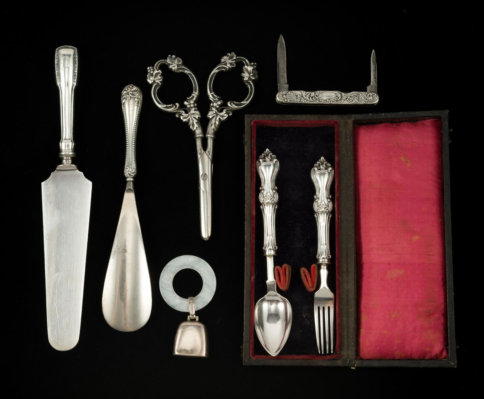 7 Pcs Sterling Silver incl. Web Silver Co. (1 of 9)