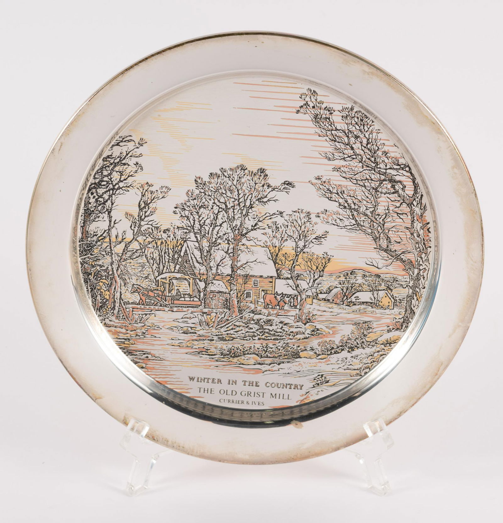 Danbury Mint 1974 Commemorative Sterling Silver Plate (1 of 5)