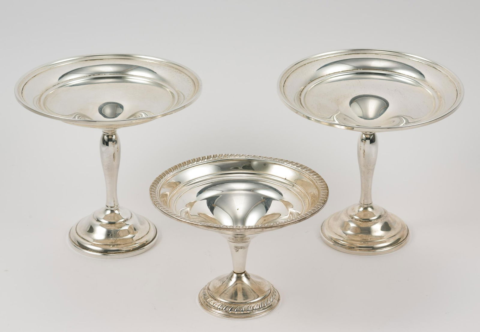 3 Weighted Sterling Silver Compote Dishes (1 of 7)