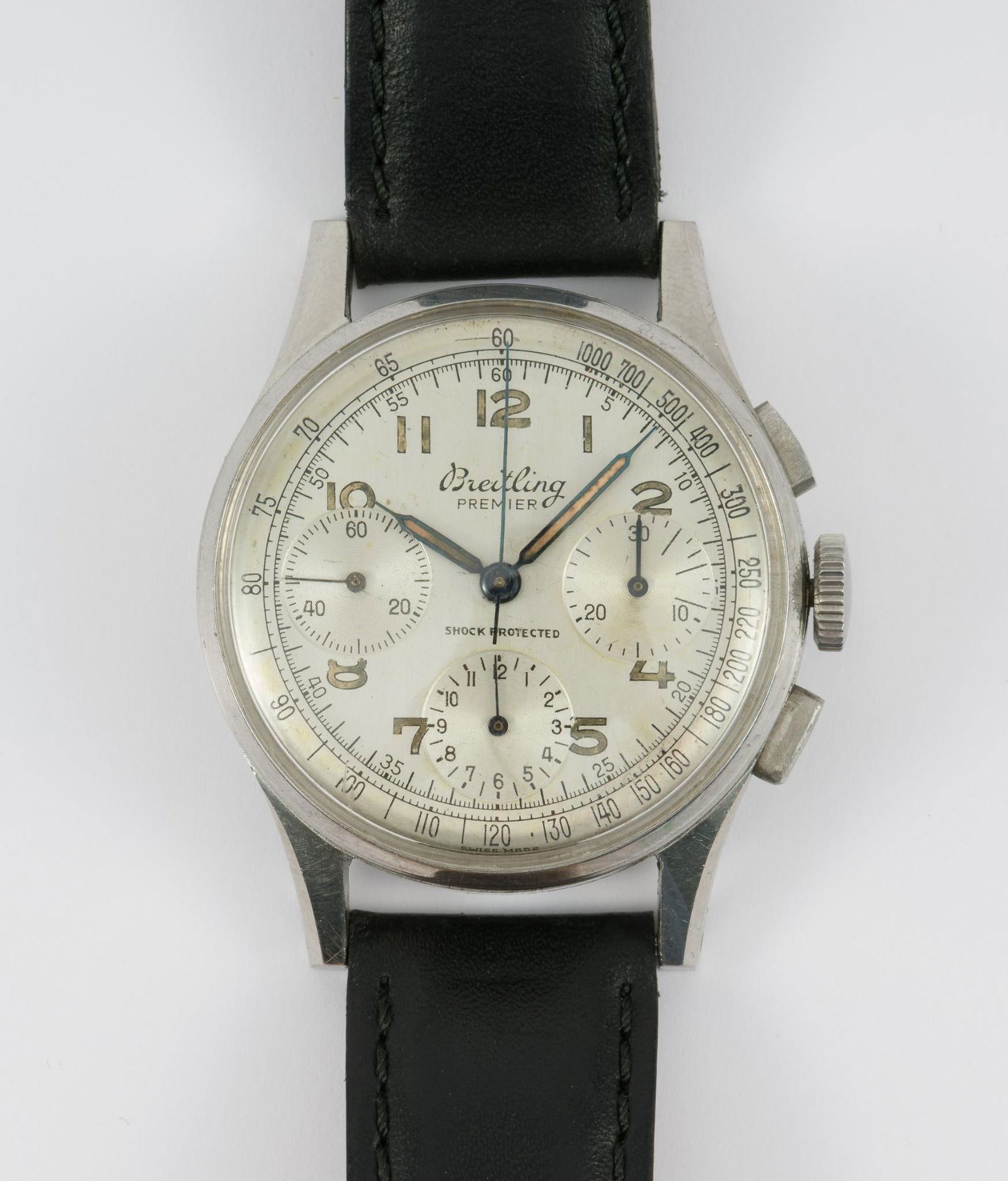 Breitling Premier Model 787 Stainless Chronograph 1940's (1 of 4)