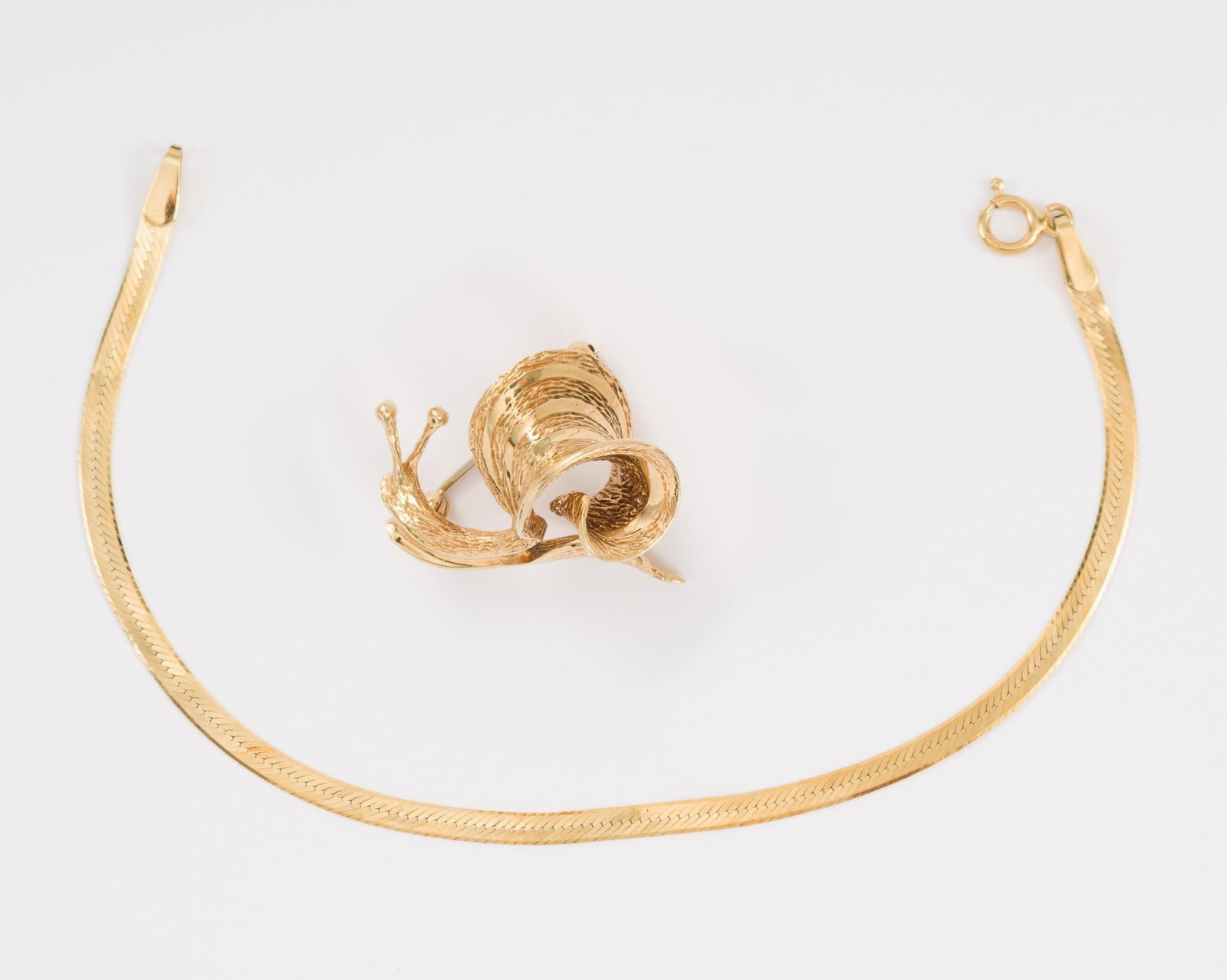 14K Gold Pin and Bracelet (1 of 6)