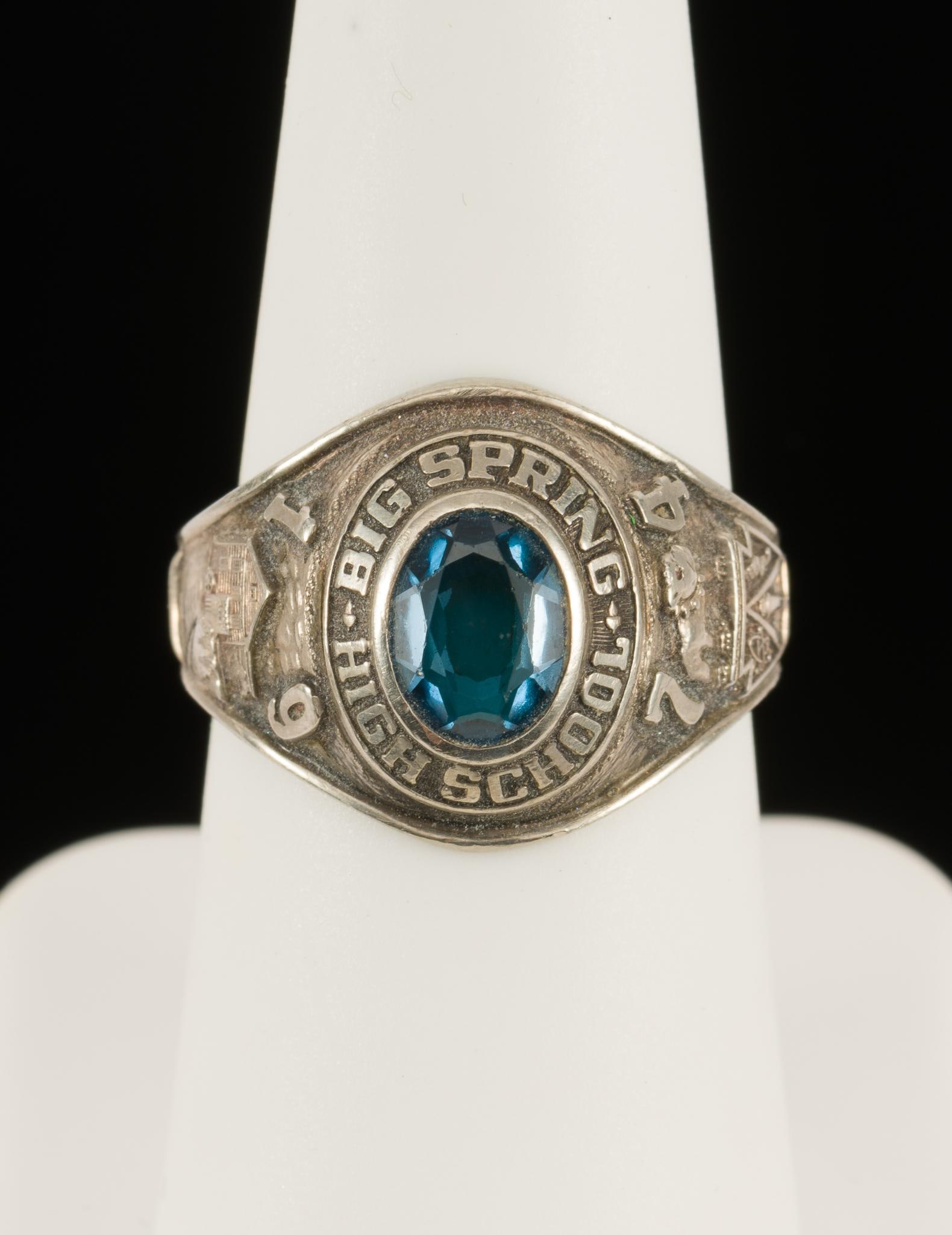 10K Gold 1974 Big Spring High School Class Ring (1 of 4)